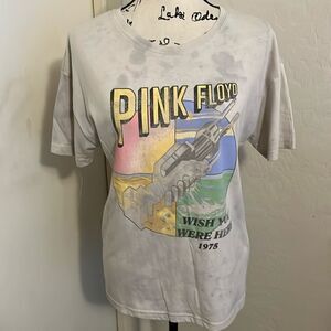 Pink Floyd Tie Dye Wish You Were Here Graphic Shirt